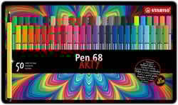 Viltstift STABILO Pen 68 blik à 50 kleuren