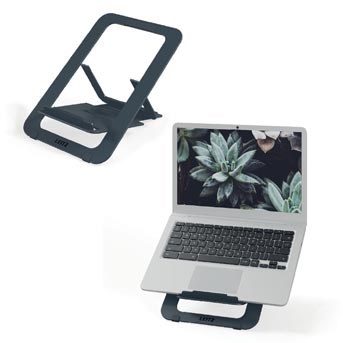 Laptopstandaard Leitz Ergo Aluminium plat verstelbaar-2