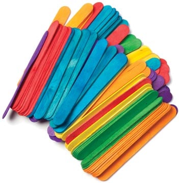 Bouhon mengstaafje 150 x 18 mm gekleurd