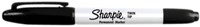 Viltstift Sharpie twin tip rond 0.5mm en 0.9mm zwart blister à 2 stuks-1