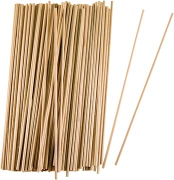 Bouhon houten staafje zak van 100 stuks