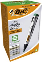 Permanent marker Bic 2000 ecolutions rond large groen-1