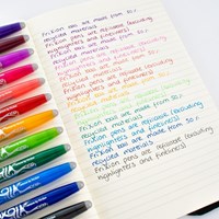 Rollerball PILOT Frixion BL-FR7  0.35mm + 3 vullingen rood-2