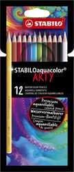 Kleurpotloden STABILO aquacolor 1612-1-20 etui à 12 stuks