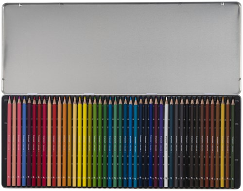 Kleurpotloden Bruynzeel papegaai blik à 45 stuks assorti-2