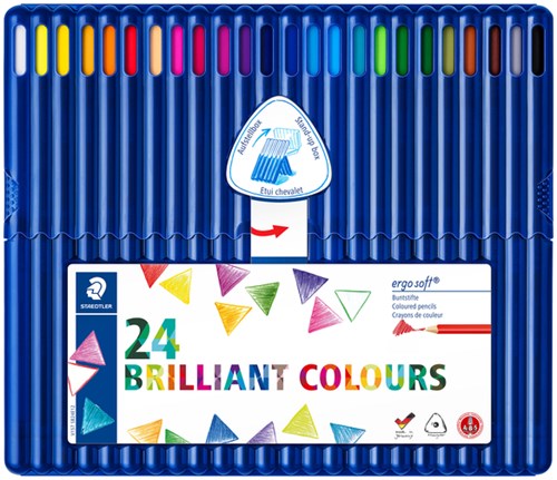 Staedtler driehoekig kleurpotlood Ergosoft 24 potloden-3