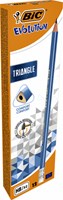 Bic potlood Evolution Triangle met gom-3