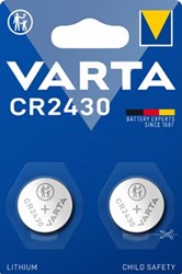Knoopcel batterij Varta CR2430 lithium 2 stuks