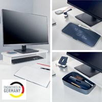 Leitz Ergo monitorstandaard wit-1