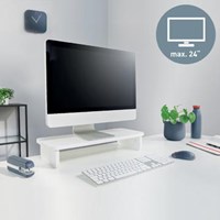 Leitz Ergo monitorstandaard wit-2
