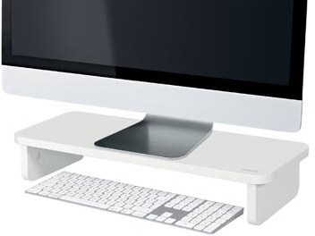 Leitz Ergo monitorstandaard wit-3