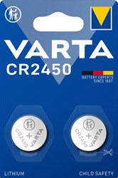 Knoopcel batterij Varta CR2450 lithium 2 stuks