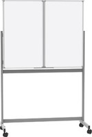 Whiteboard op wielen uitklapbaar 100 x 150 cm-2