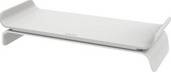 Monitor standaard Leitz Ergo hoogte verstelbaar met opbergruimte lichtgrijs 48,3x20x11,2cm