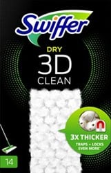 Swiffer Dry 3D Clean navulling  pak van 14 stuks