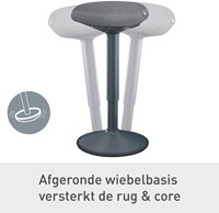 Actieve stakruk Leitz Ergo met comfortzitting-7