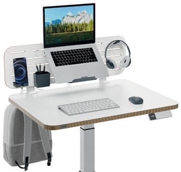 Leitz Ergo bureau ophangbord met laptophouder 80 x 25 cm-3