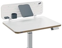 Leitz Ergo bureau ophangbord met laptophouder 80 x 25 cm
