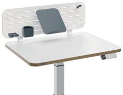 Leitz Ergo bureau ophangbord met laptophouder 80 x 25 cm