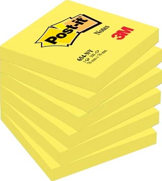 Post-it Neon Notes  76 x 76 mm geel