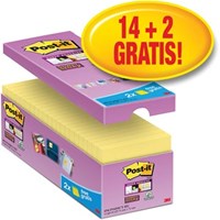 Super Sticky Notes voordeelpakken 76 x 76 mm 14 blokken + 2 blokken gratis-2