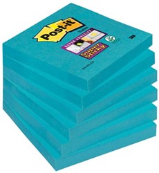 Post-it Super Sticky Notes  electric blue 76 x 76 mm