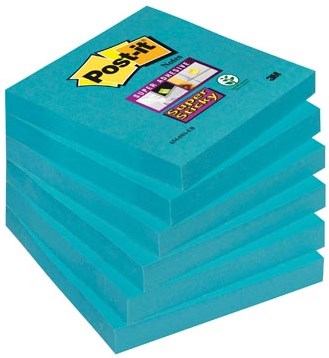 Post-it Super Sticky Notes  electric blue 76 x 76 mm