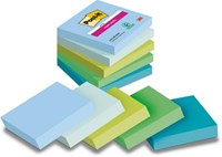 Post-it Super Sticky notes Oasis 90 vel 76 x 76 mm geassorteerde kleuren pak van 5 blokken-2