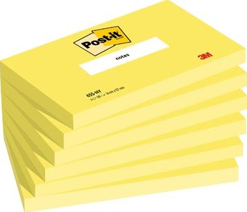 Post-it Neon Notes  76 x 127 mm geel