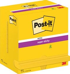 Memoblok 3M Post-it 655 Super Sticky 76x127mm neongeel