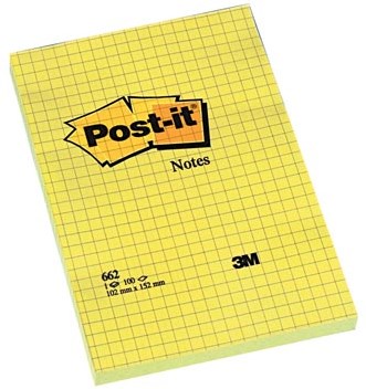 Post-it Notes geruit 105 x 152 mm