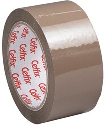 Celfix verpakkingstape 50 mm bruin