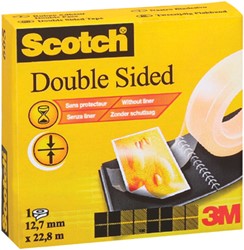 Scotch dubbelzijdige plakband 12,7 x 22,8 mm