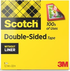 Scotch® dubbelzijdige plakband ft 12 mm x 33 m