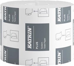 Katrin Plus toiletpapier voor dispensers 2-laags 800 vellen pak van 36 rollen