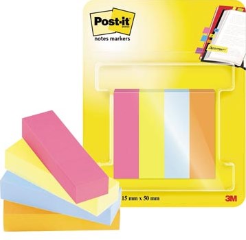 Post-it notes markers Poptimistic 15 x 50 mm blister met 4 blokjes van 50 tabs-2