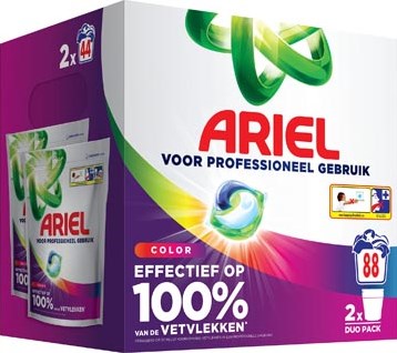 Ariel Professional Formula All-in-1 Colour Protect wascapsules,  pak van 44 stuks