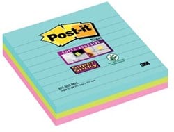 Post-it Super Sticky notes Miami 101 x 101 mm 70 vel pak van 3 blokken
