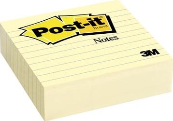 Post-it Notes gelijnd 100 x 100 mm