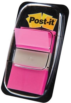 Post-It Index 244 x 432mm standaard roze