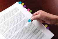 Post-It Index Smal rood blauw geel en groen 4 x 35 tabs-2