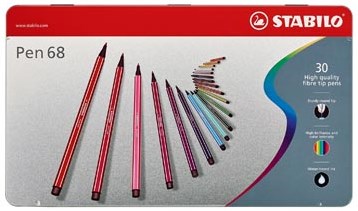 Stabilo Viltstift Pen 68 30 stiften