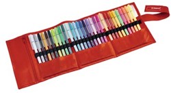 Fineliner STABILO Pen 68 rood rollerset á 30 kleuren