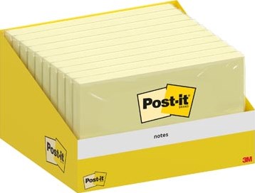 Post-it Notes 100 vel 76 x 127 mm kanariegeel (canary yellow)