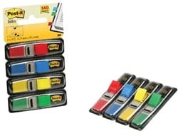 Index smal voordeelpak voordeelpak van 6 stuks 4 + 2 GRATIS: rood blauw groen geel