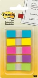 Post-it Index Smal geassorteerde kleuren 3 + 2 tabs gratis