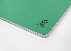 Clairefontaine FOREVER spiraalschrift gerecycleerd A4 90g 120 bladzijden geruit 5 mm groen