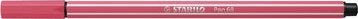 STABILO Pen 68 viltstift, strawberry red (aardbeirood)