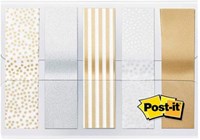 Post-it Index, Metallic Collection, ft 11,9 mm x 43,2mm, 5 x 20 stuks