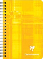 Mini Notitieboekje 9,5x14 cm Geruit Geassorteerde Kleuren Clairefontaine-2